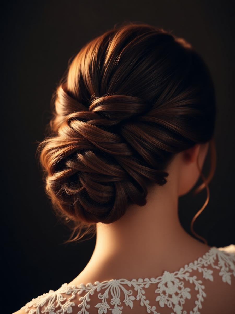 Bridal updo